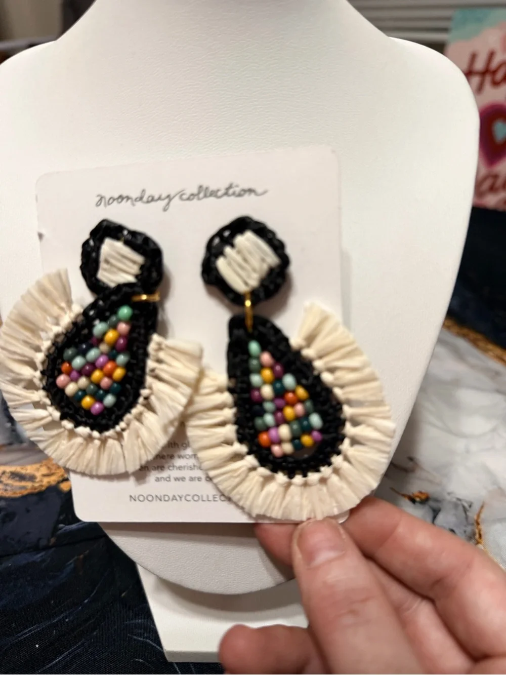 Noonday Collection Gulal earrings NWT!